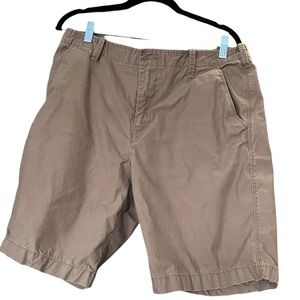 Express camel colored mens shorts
